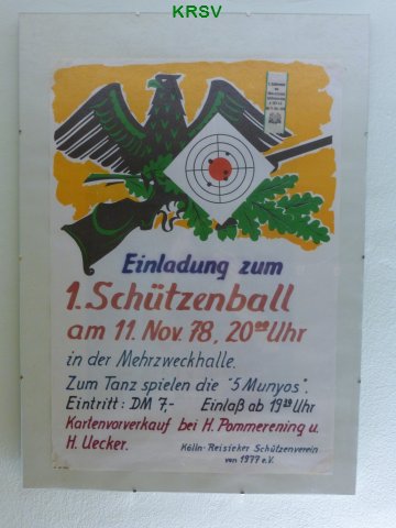 1.Plakat Schützenball